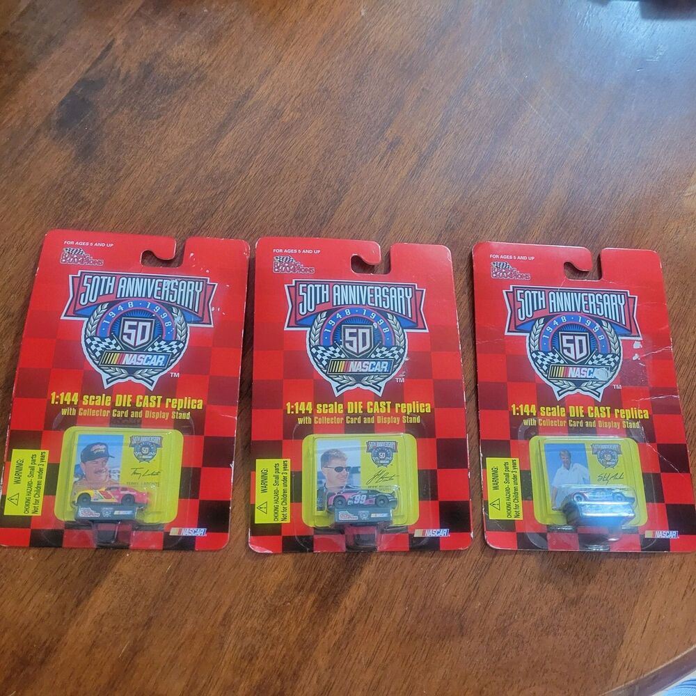 Racing Champions 50th Ann. Terry Labonte Jeff Burton  Kellogg's #5 #99 #40 1:144